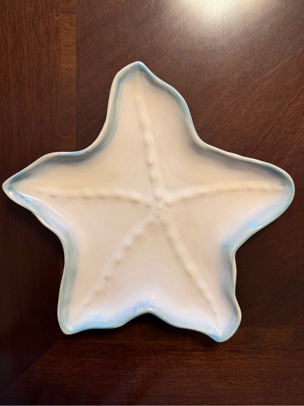 Ceramic Starfish Beach Plate